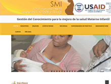 Tablet Screenshot of maternoinfantil.org